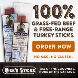 100% Grass-fed Beef and Free Range Turkey Sticks. Order Now.